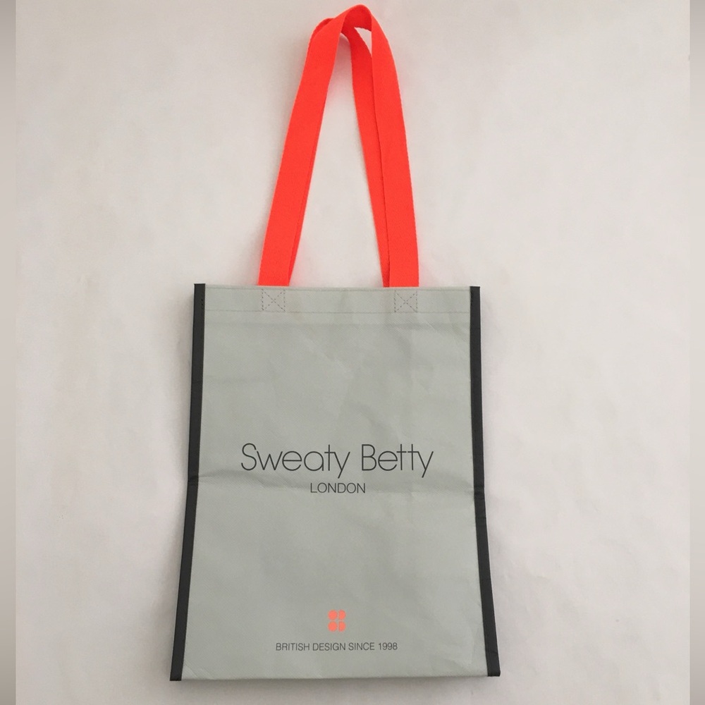 Sweaty Betty London Reuseable Tote Bag With Inside Bottle Holder 9.5x12x4